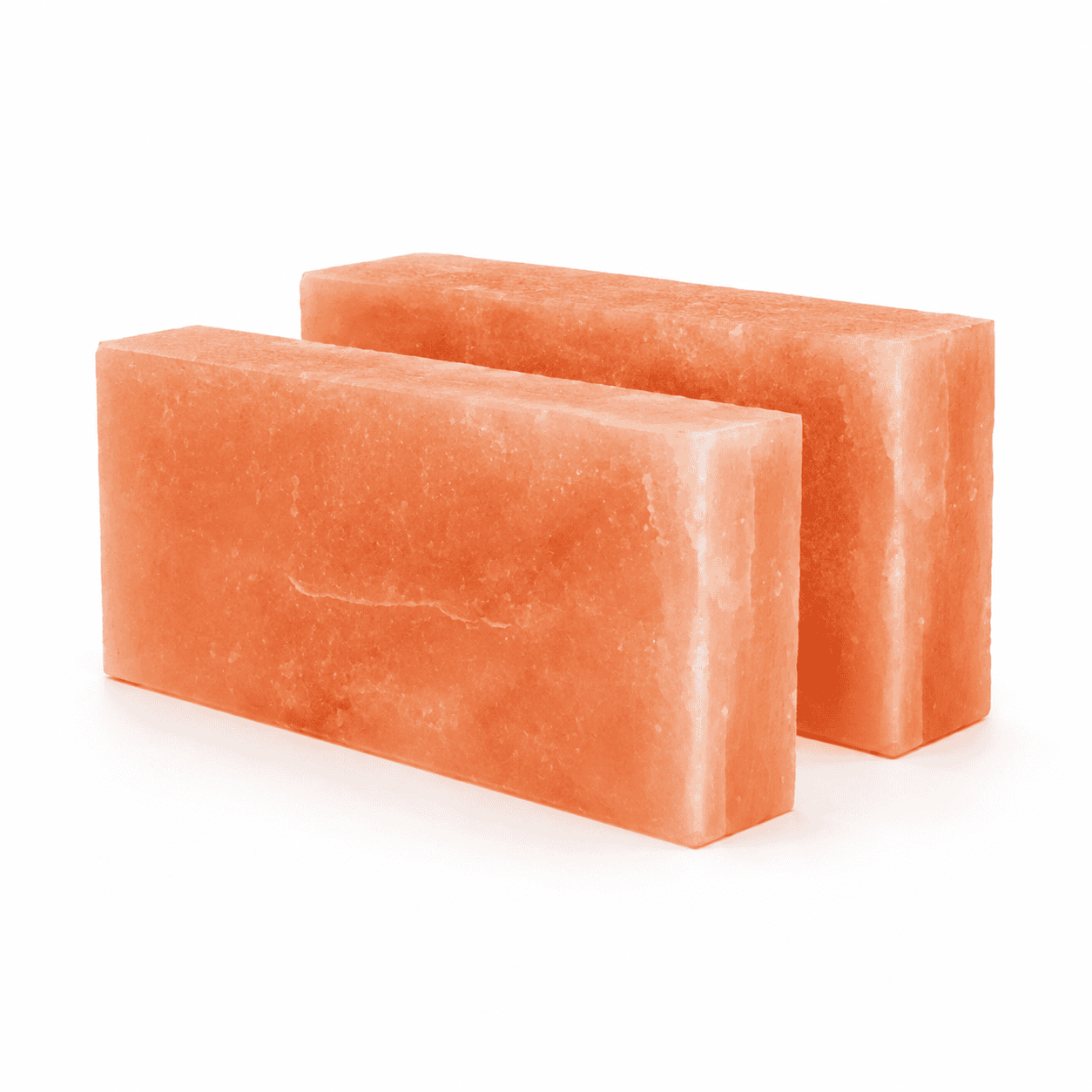 Himalayan Salt Bricks, Pack of 2 – studio product photo on a plain white background