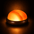 Salt Crystal Foot Massage Board – studio photo lit against a dark background