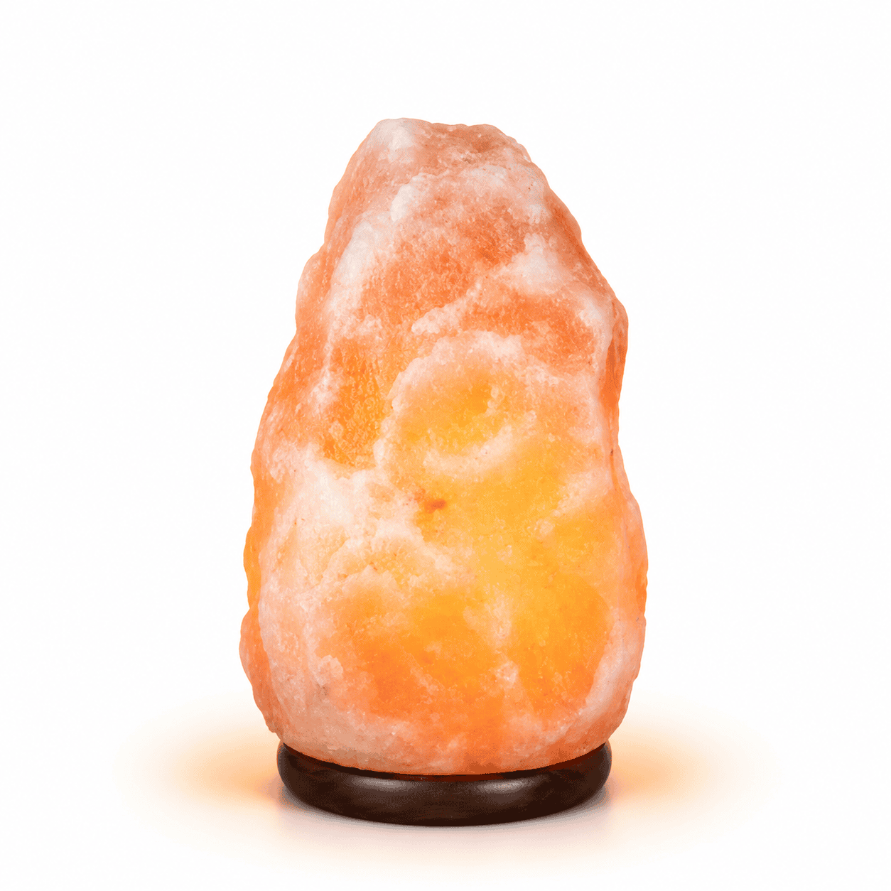 Himalayan Rock Salt Lamp, 2-3kg – studio product photo on a plain white background