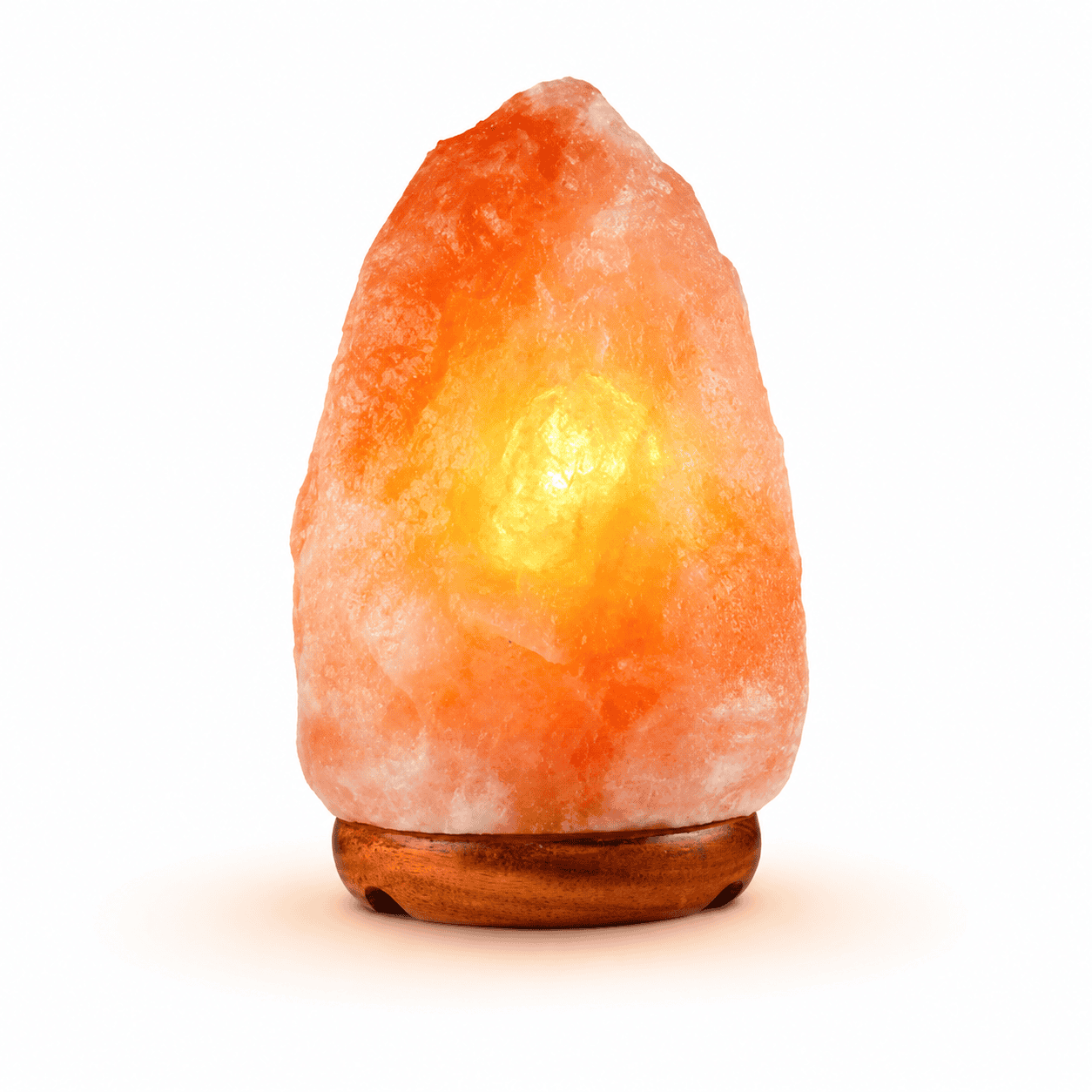Himalayan Rock Salt Lamp, 5-7kg – studio product photo on a plain white background