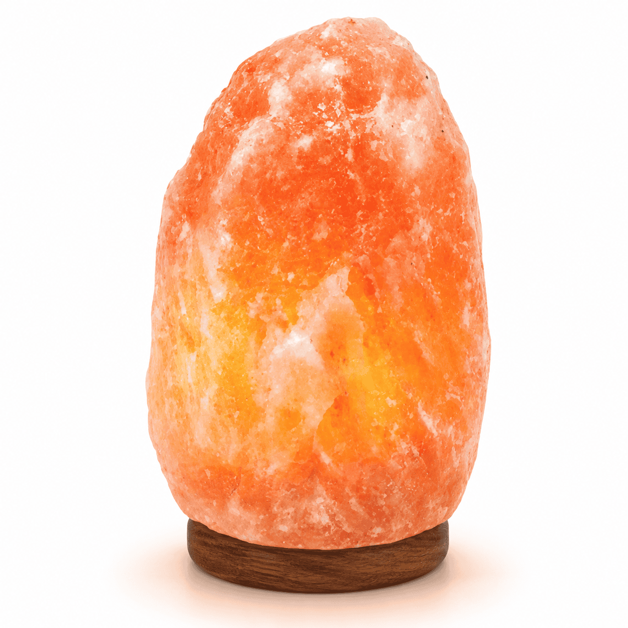 Himalayan Rock Salt Lamp, 7-9kg – studio product photo on a plain white background