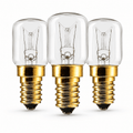 E14 15W Salt Lamp Bulbs, Pack of 3 – studio product photo on a plain white background