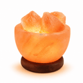 USB Salt Fire Bowl Lamp – studio product photo on a plain white background